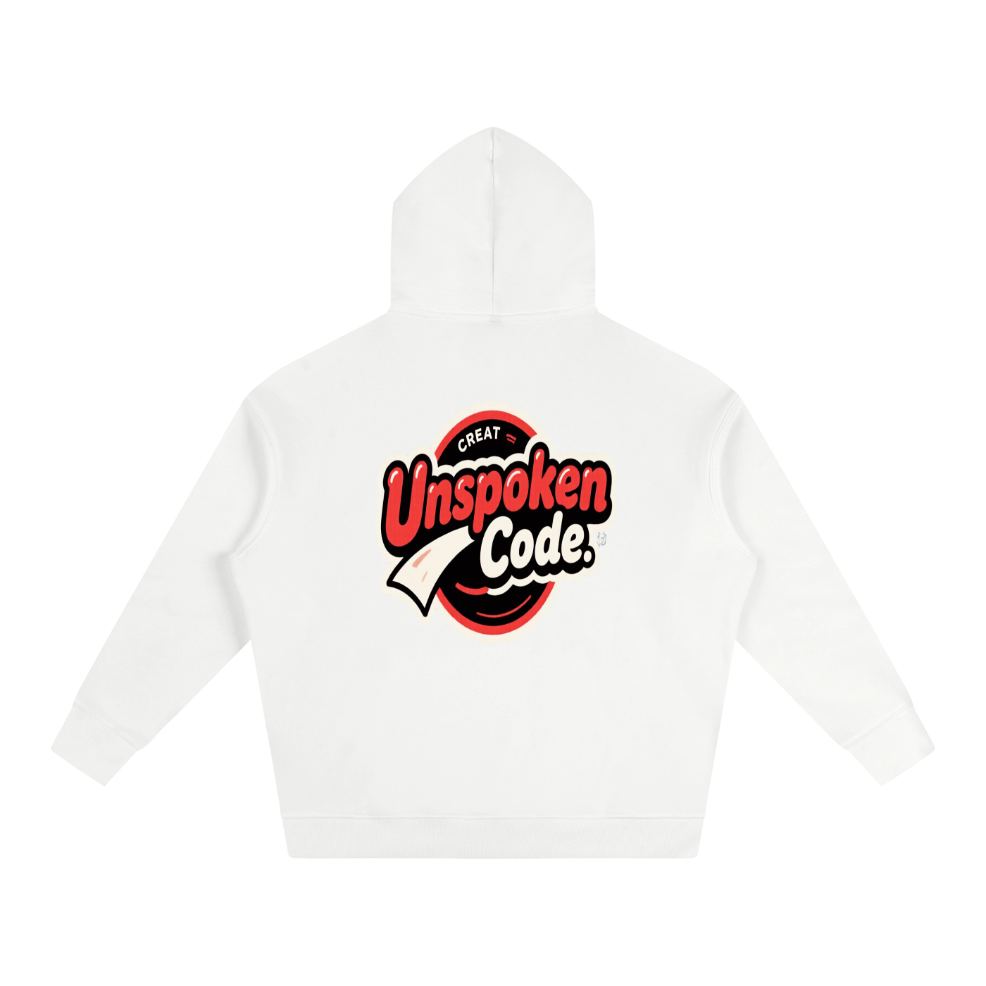 UNSPOKEN CODE Oversize Fleeced Hoodie