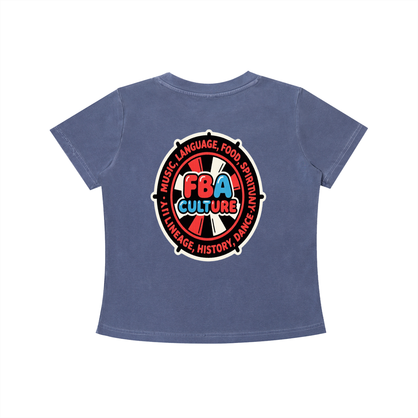 FBA BUBBLE Vintage Wash Slim Fit T-shirt