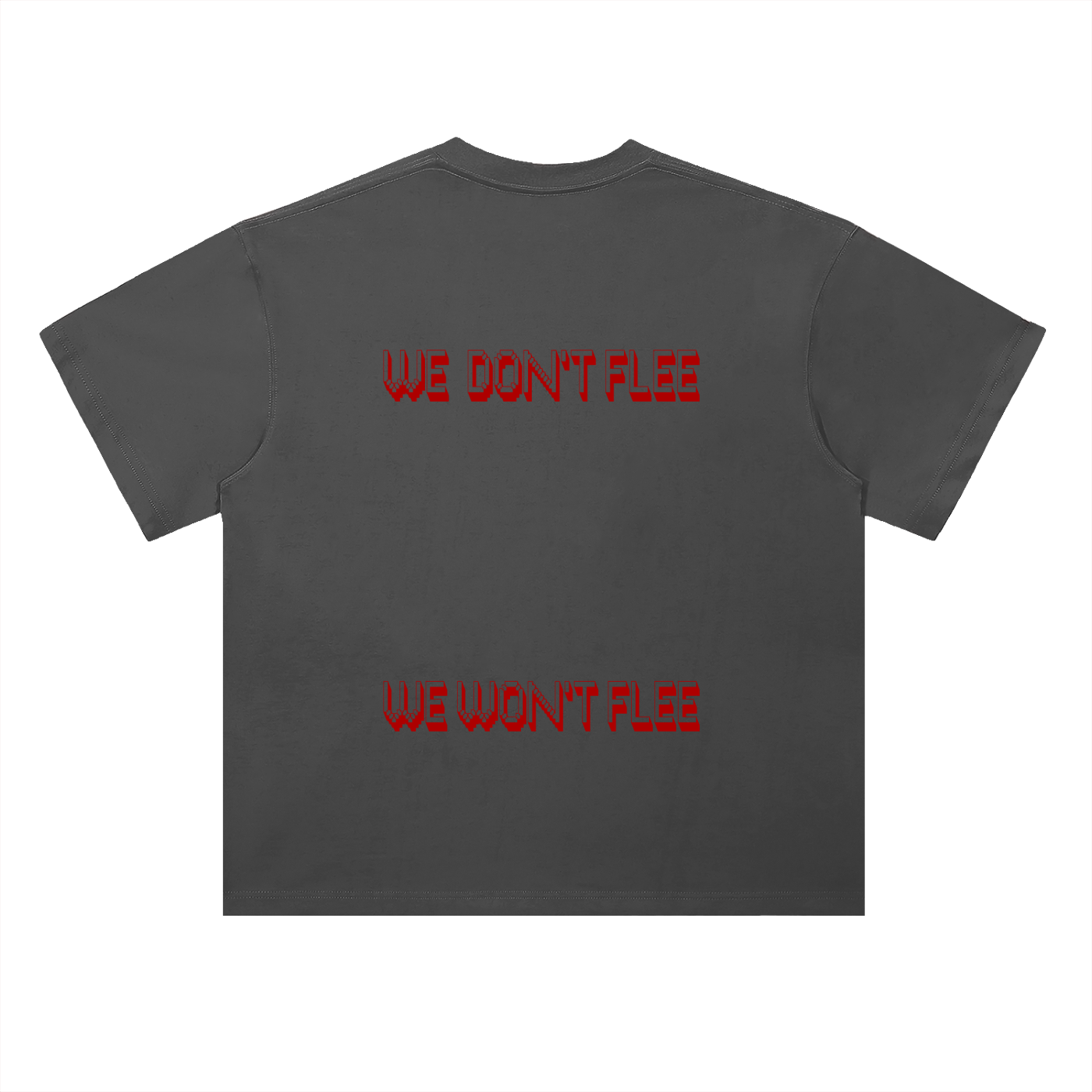 WE WON'T Heavyweight Drop Shoulder Cotton T-Shirt
