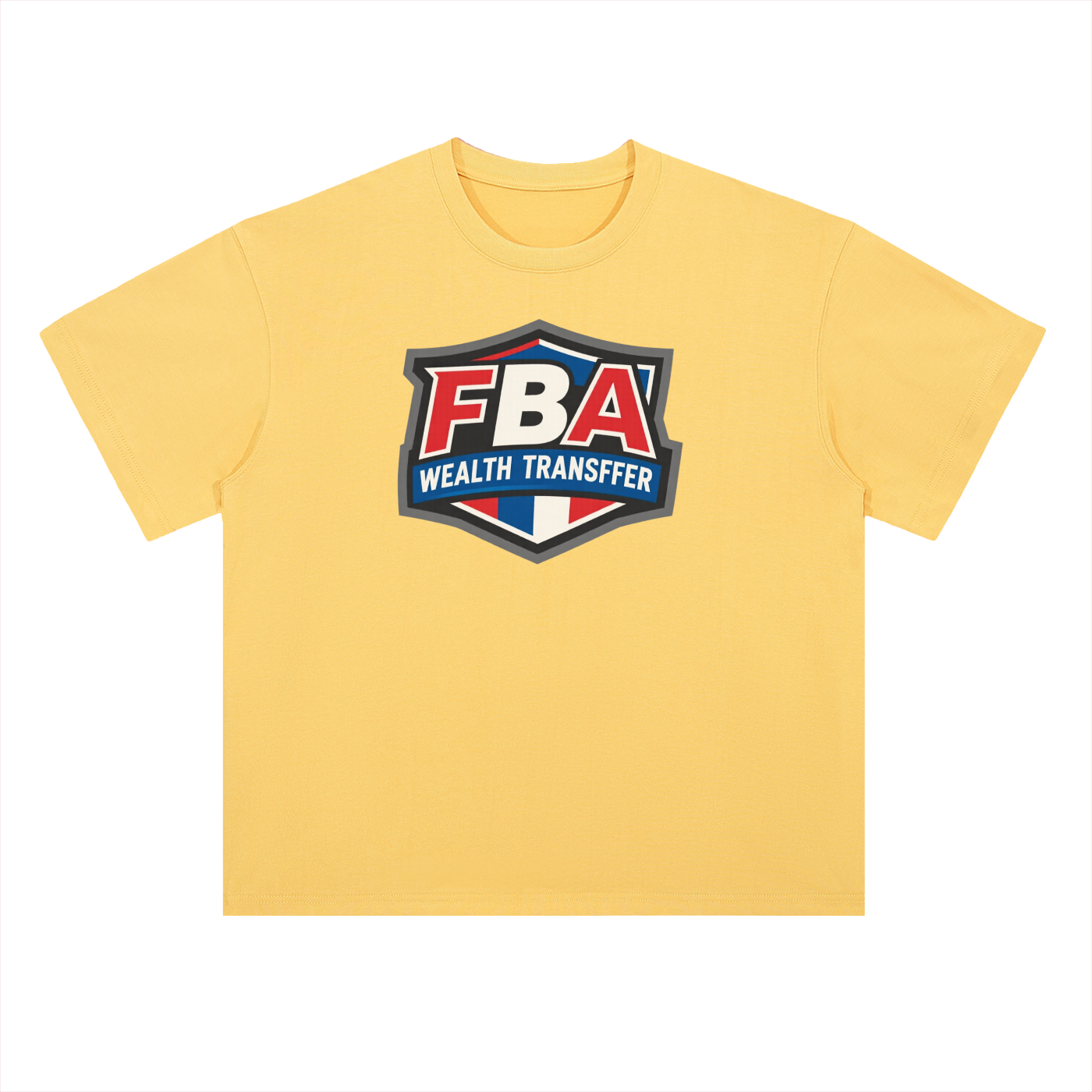 FBA BADGE Heavyweight Drop Shoulder Cotton T-Shirt