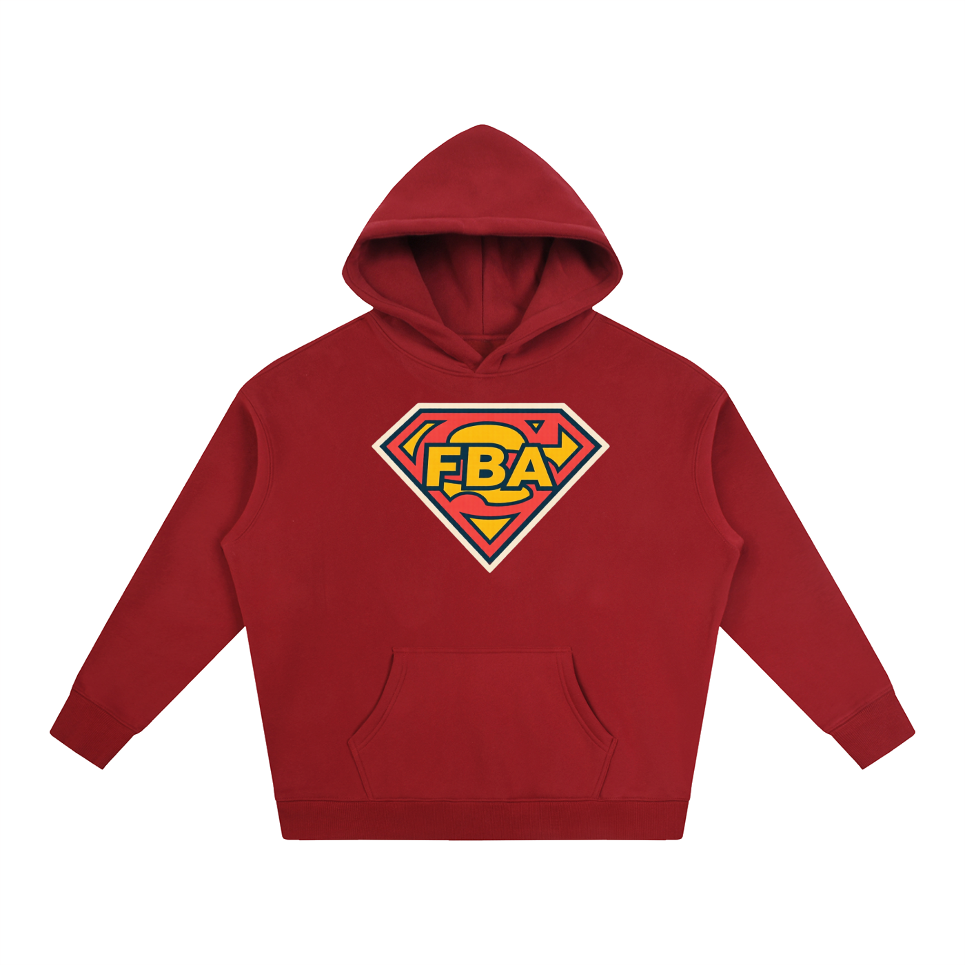 SUPER FBA Oversize Fleeced Hoodie