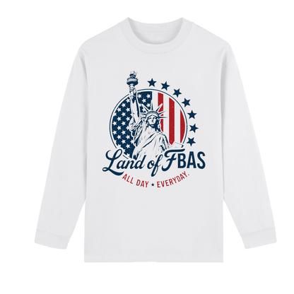 OLE AMERICA Drop Shoulder Long Sleeve Shirt