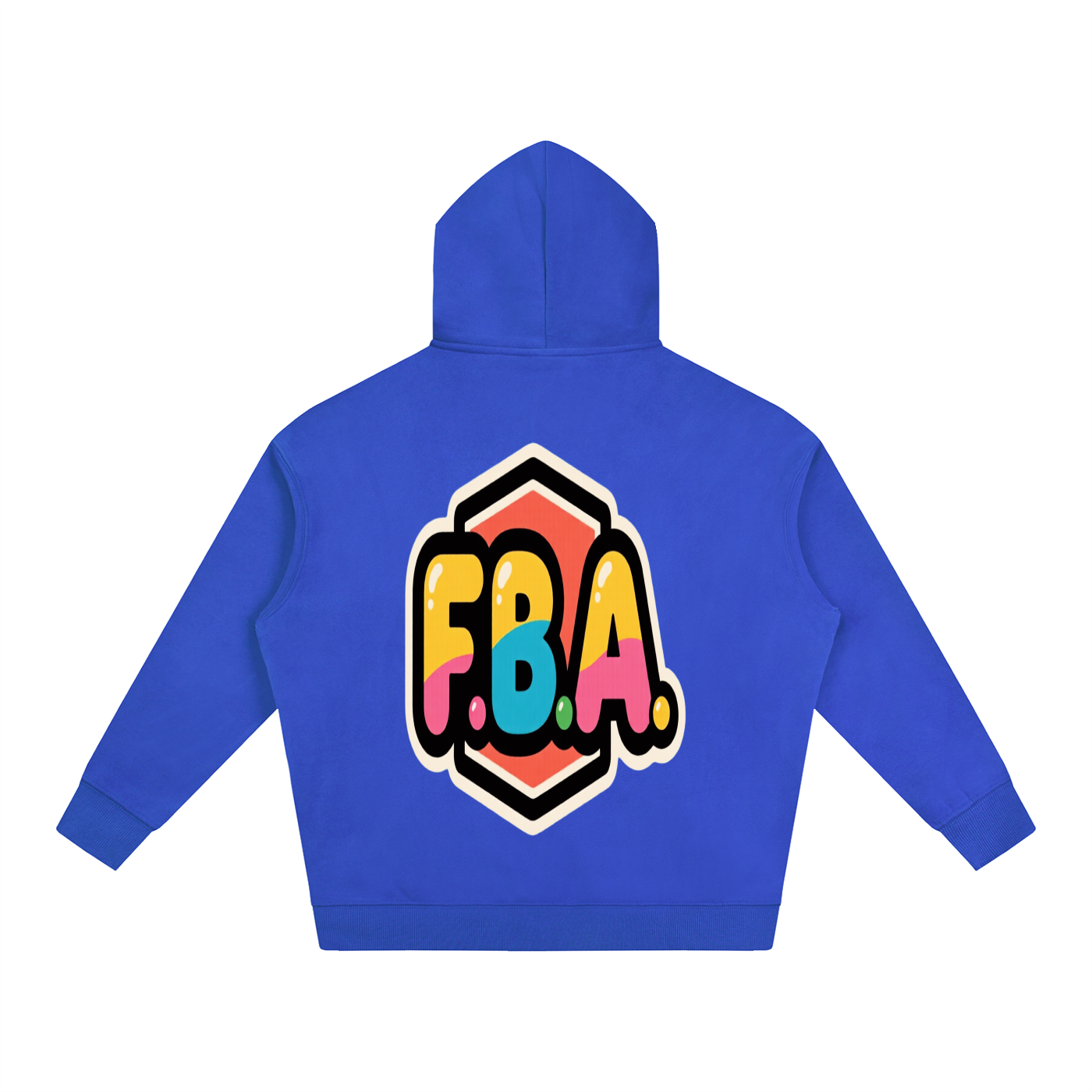 FBA CULTURE WHEEL Oversize Fleeced Hoodie