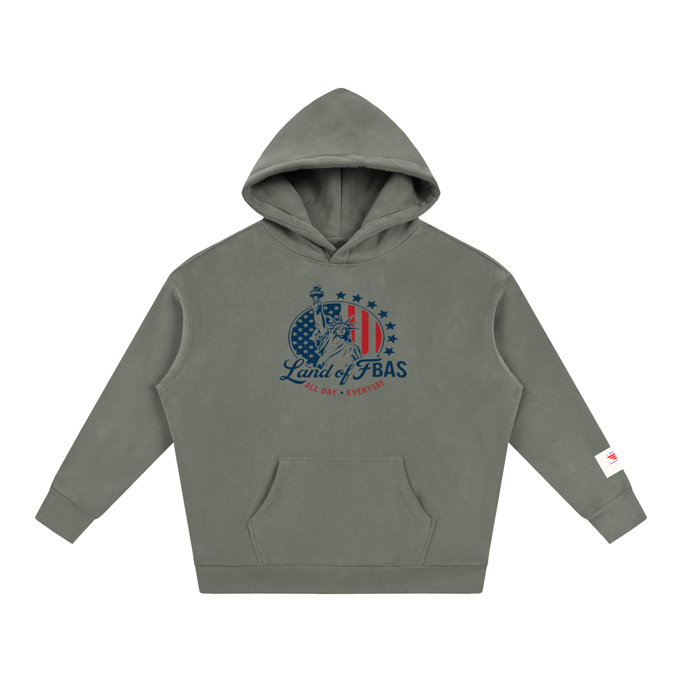 Oversize Fleeced Hoodie #7