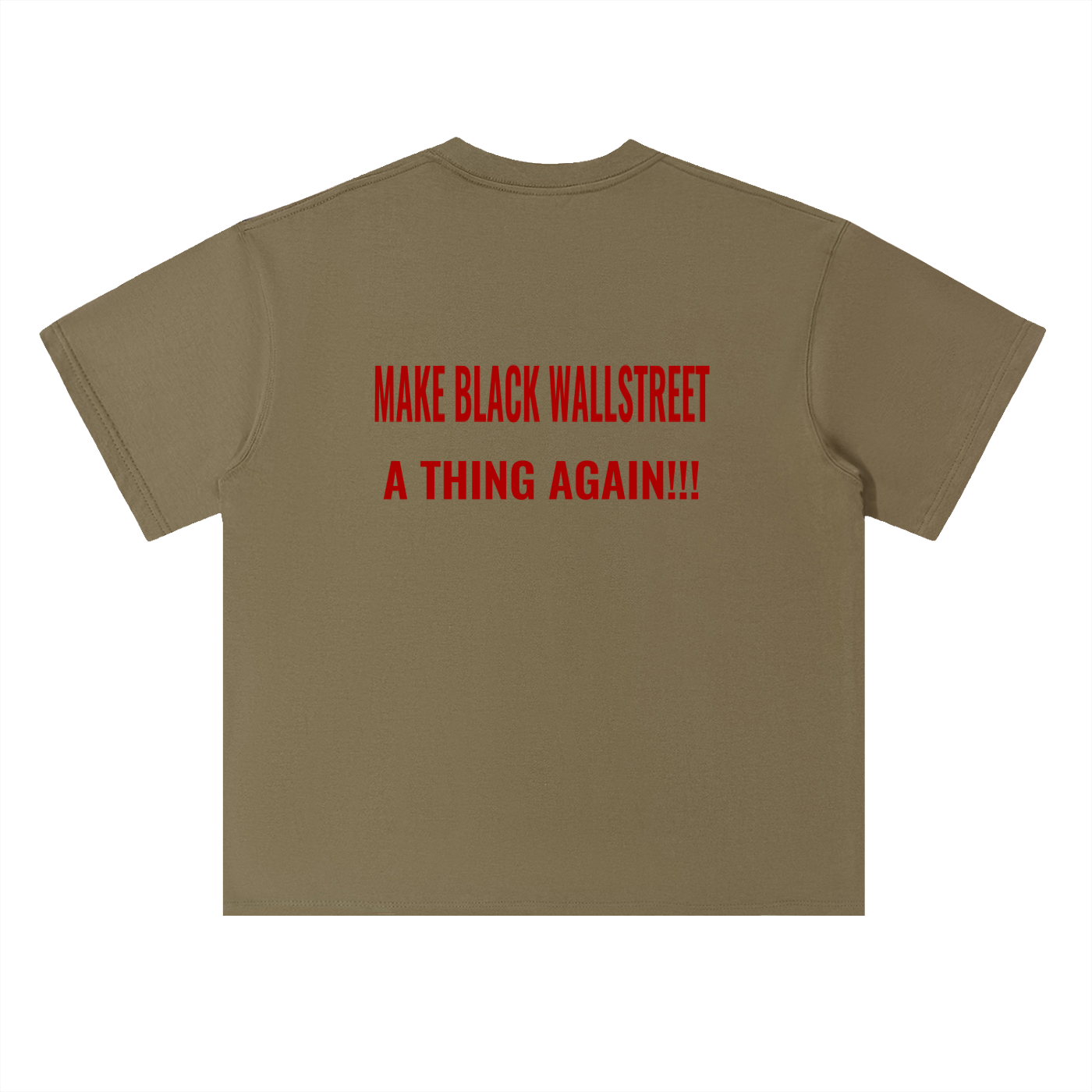 BLACK WALLSTREET Cotton T-Shirt