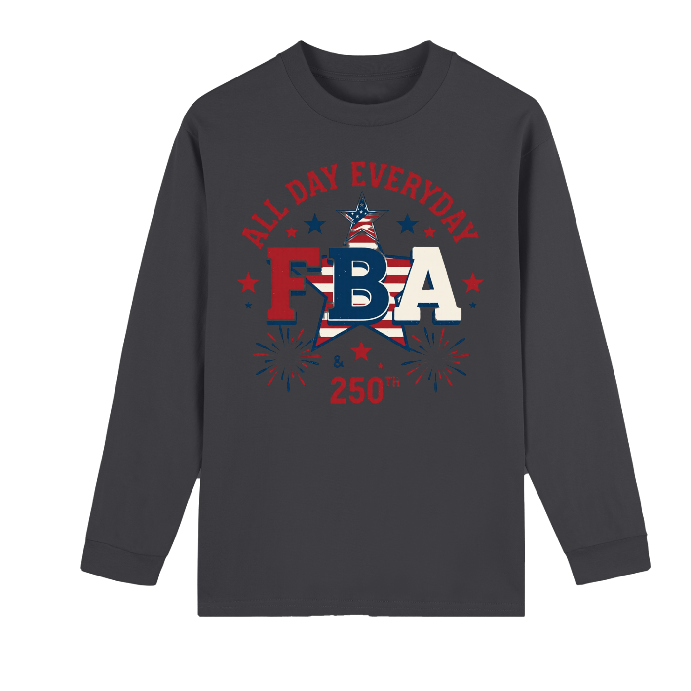 WE BEEN HERE Drop Shoulder Long Sleeve Shirt