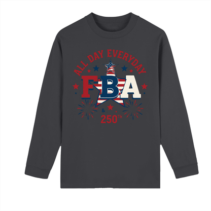WE BEEN HERE Drop Shoulder Long Sleeve Shirt