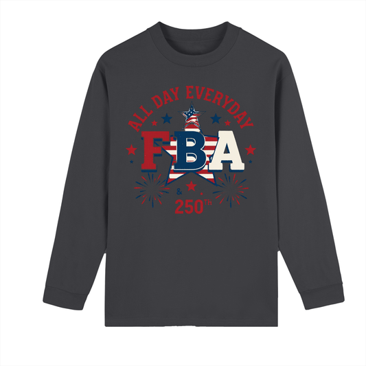 WE BEEN HERE Drop Shoulder Long Sleeve Shirt