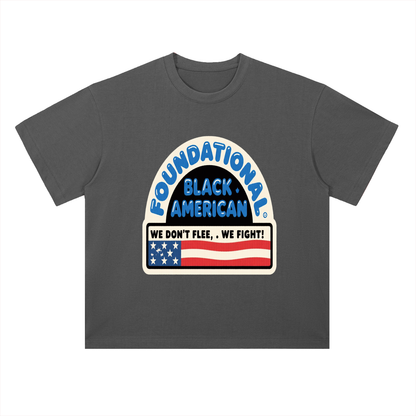 BUILT NOT TO FLEE  Adult Cotton T-Shirt