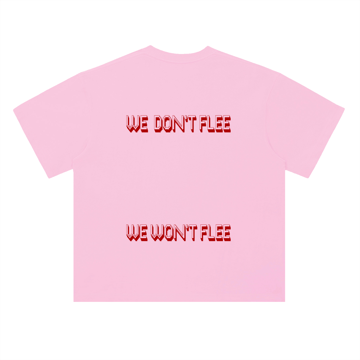WE WON'T Heavyweight Drop Shoulder Cotton T-Shirt