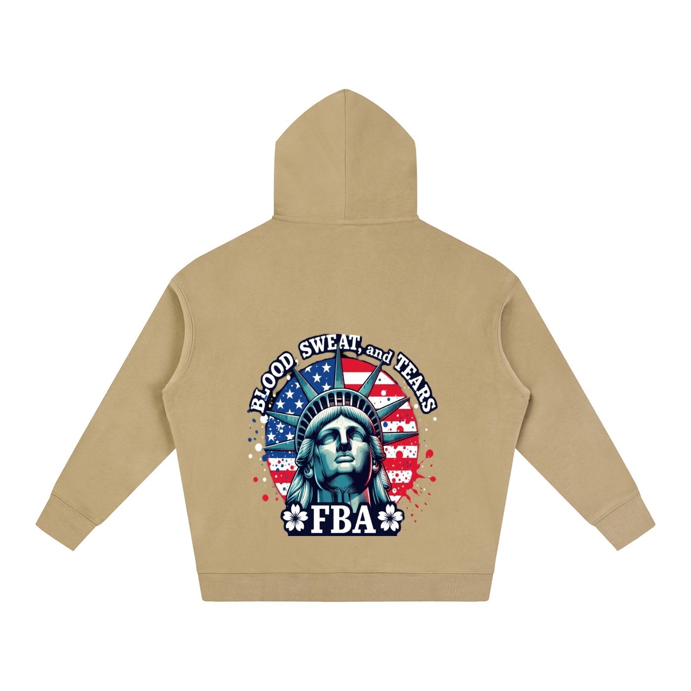 FRONTLINE Oversized Fleeced Hoodie