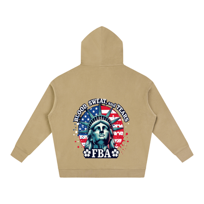 FRONTLINE Oversized Fleeced Hoodie