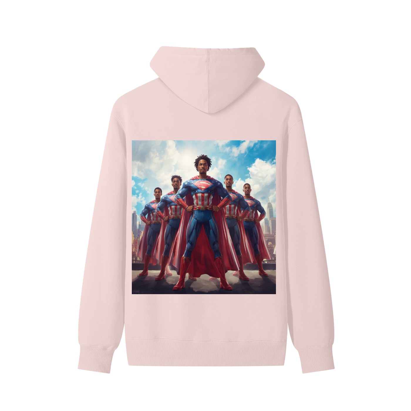 FBA SUPERHEROES Adult Unisex Cotton Hoodie
