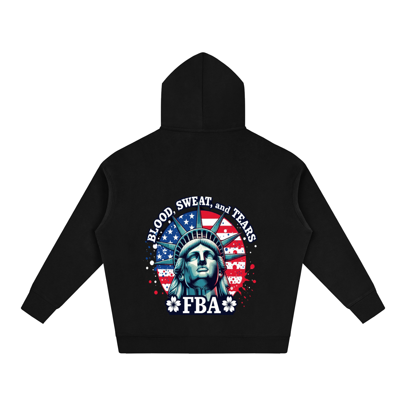 FRONTLINE Oversized Fleeced Hoodie