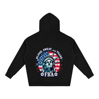 FRONTLINE Oversized Fleeced Hoodie