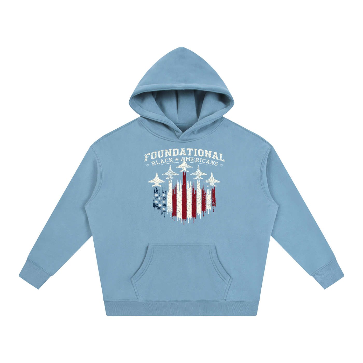 FRONTLINE Oversized Fleeced Hoodie
