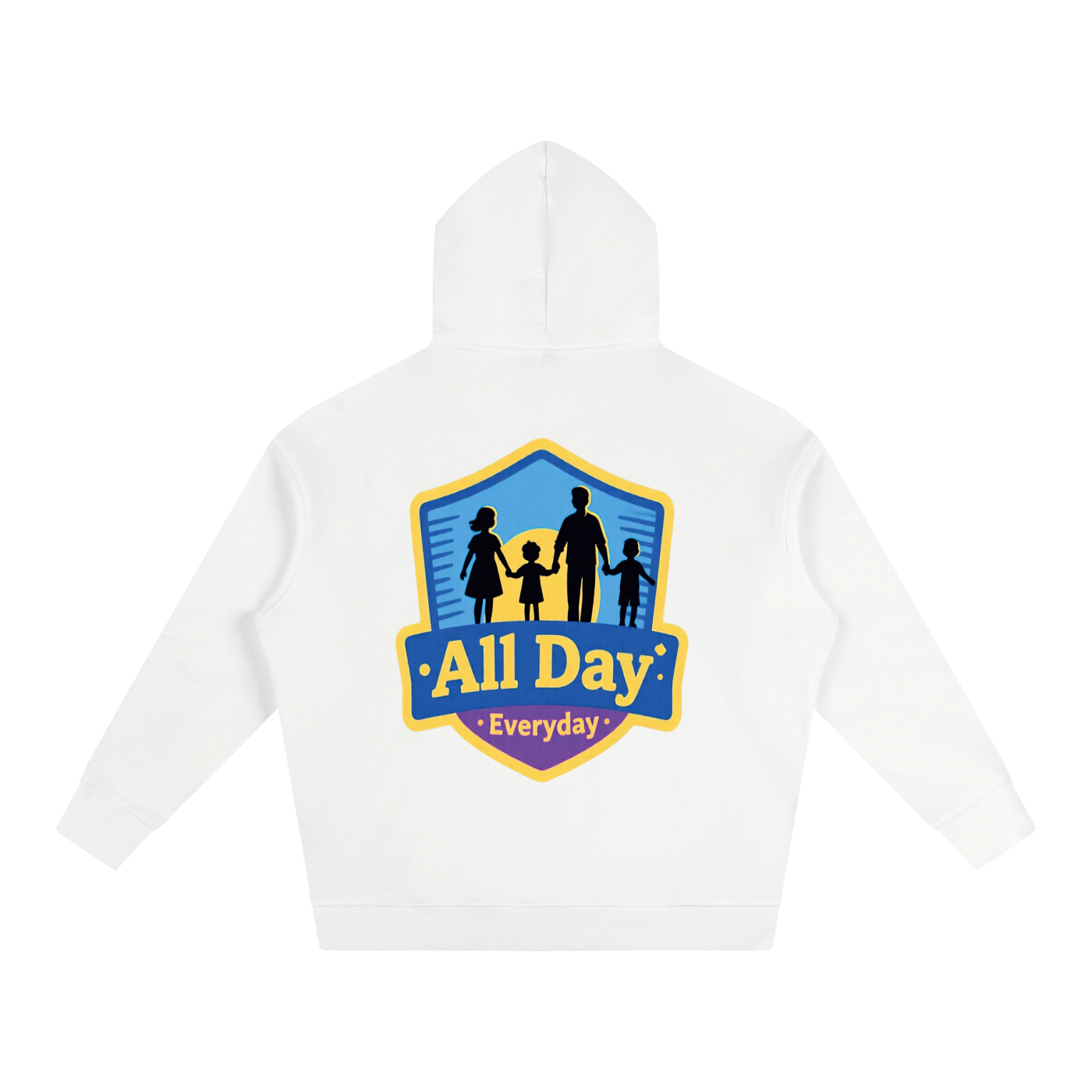 PRAYING FAMILY Oversize Fleeced Hoodie