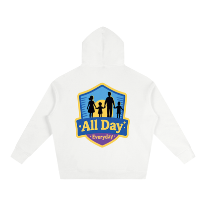PRAYING FAMILY Oversize Fleeced Hoodie