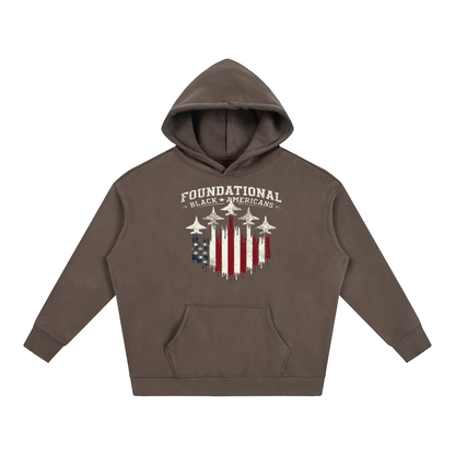FRONTLINE Oversized Fleeced Hoodie