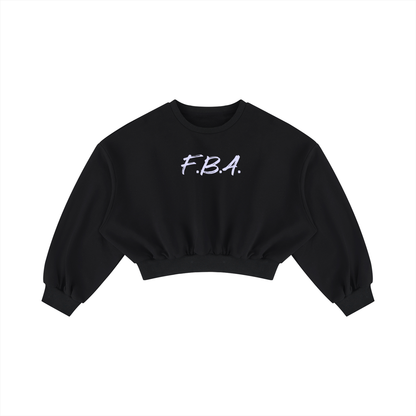 Women's FBA Boxy Cropped Crewneck Sweatshirt
