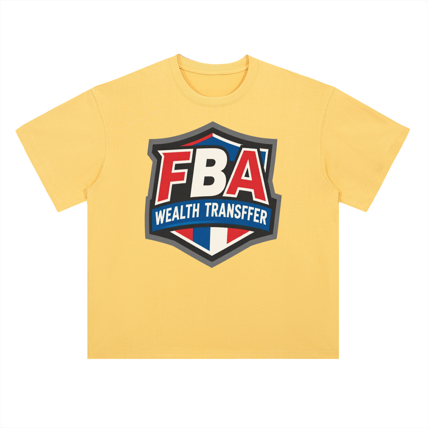 FBA BADGE Heavyweight Drop Shoulder Cotton T-Shirt
