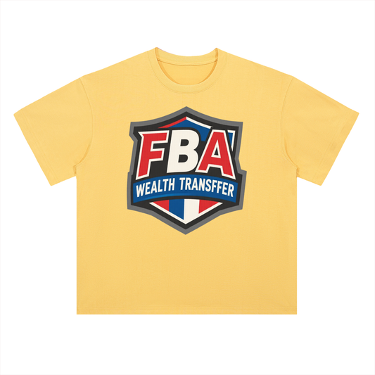 FBA BADGE Heavyweight Drop Shoulder Cotton T-Shirt