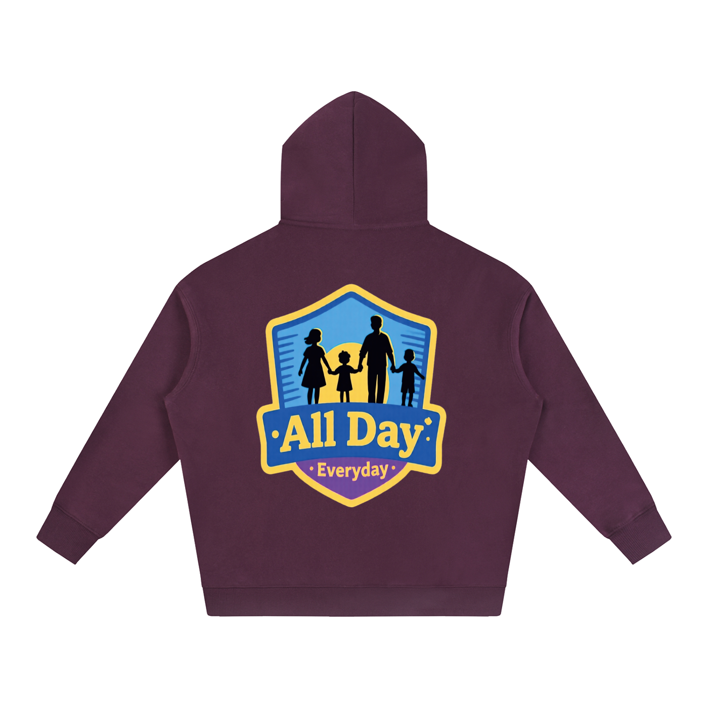 PRAYING FAMILY Oversize Fleeced Hoodie