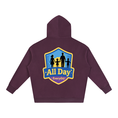 PRAYING FAMILY Oversize Fleeced Hoodie