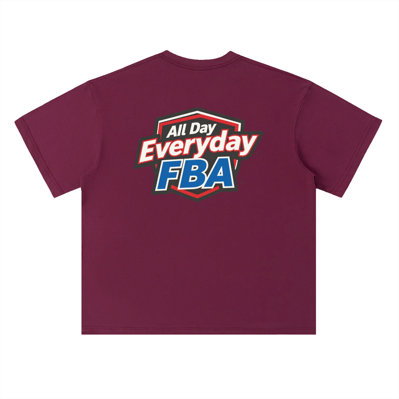 FBA BADGE Heavyweight Drop Shoulder Cotton T-Shirt