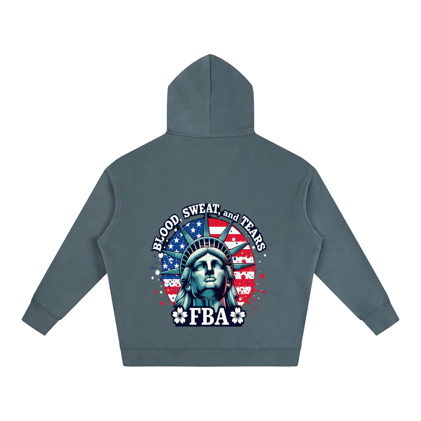 FRONTLINE Oversized Fleeced Hoodie