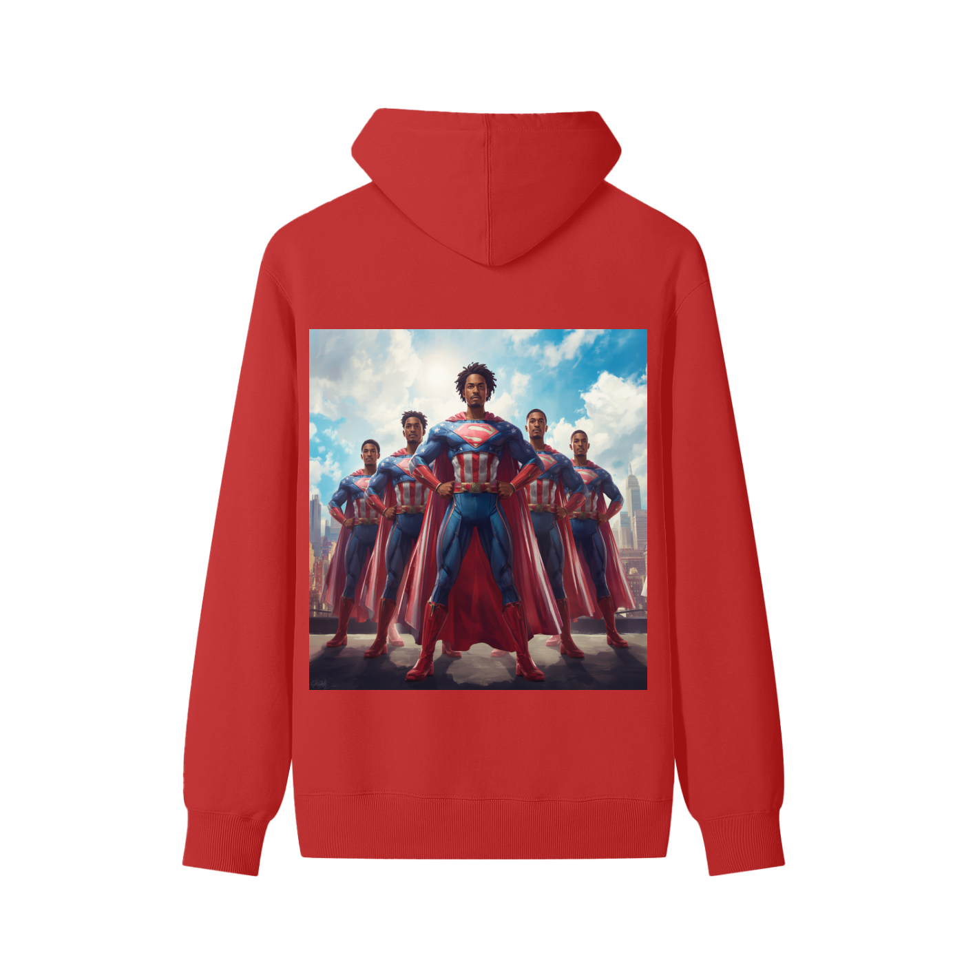 FBA SUPERHEROES Adult Unisex Cotton Hoodie