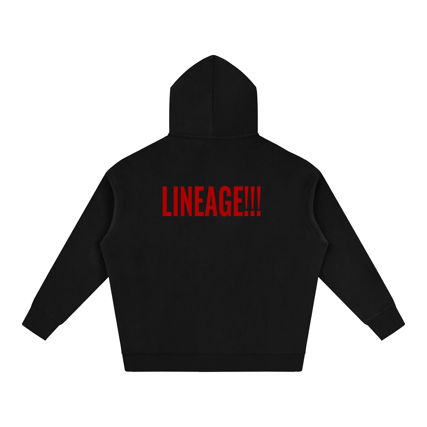 FBA NO FLEE ZONE Oversize Fleeced Hoodie