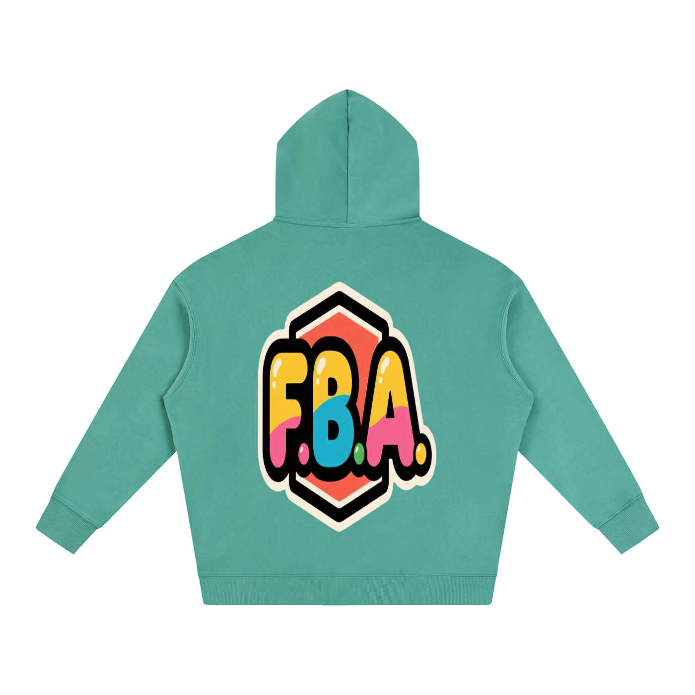 FBA CULTURE WHEEL Oversize Fleeced Hoodie