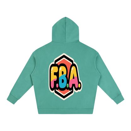 FBA CULTURE WHEEL Oversize Fleeced Hoodie