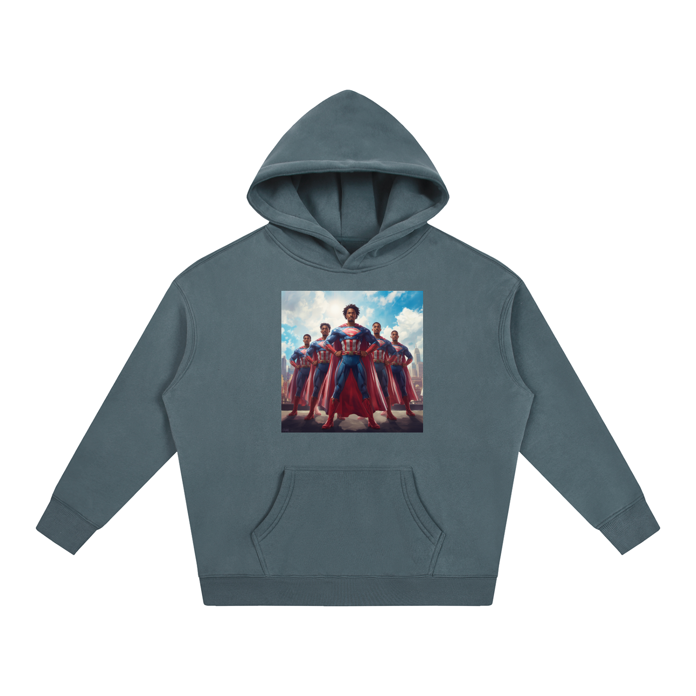 FBA SUPERHERO Oversize Fleeced Hoodie