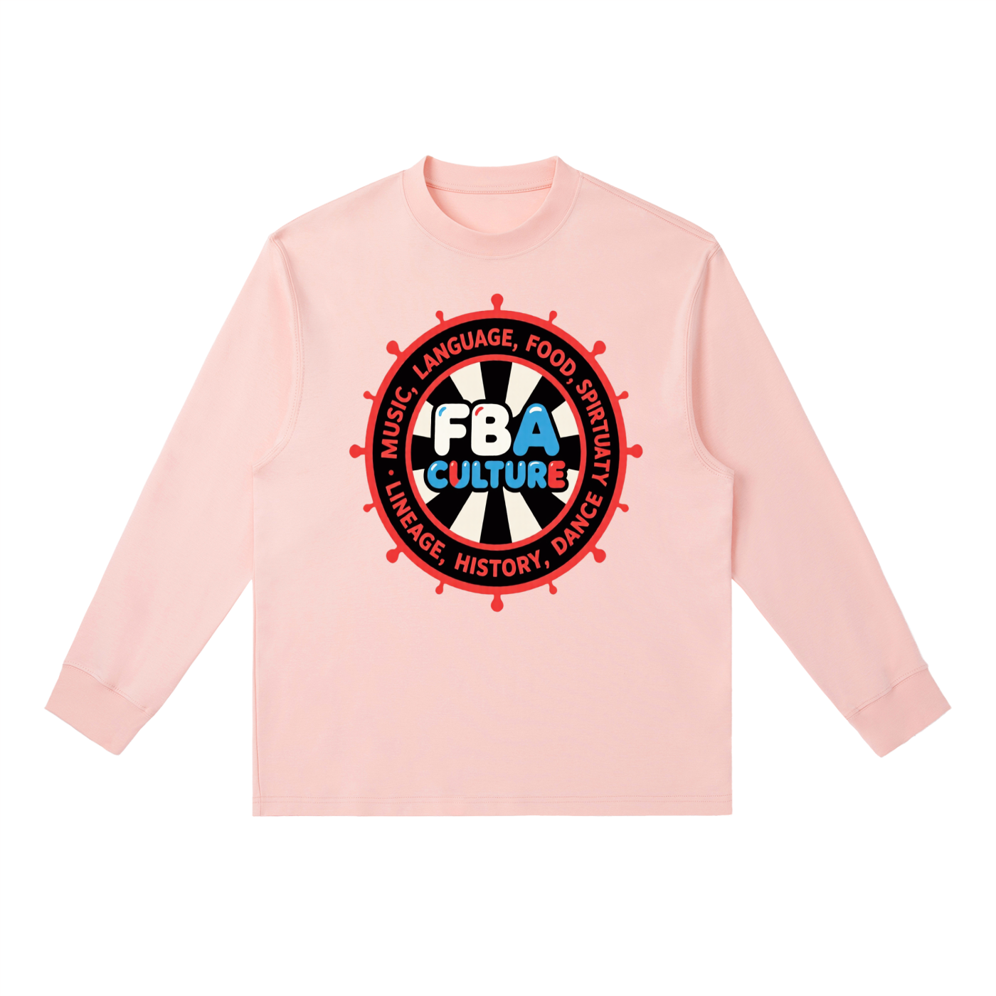 FBA CULTURE Crewneck Long-Sleeve T-Shirt