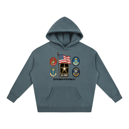 FBA MILITARY Oversize Fleeced Hoodie