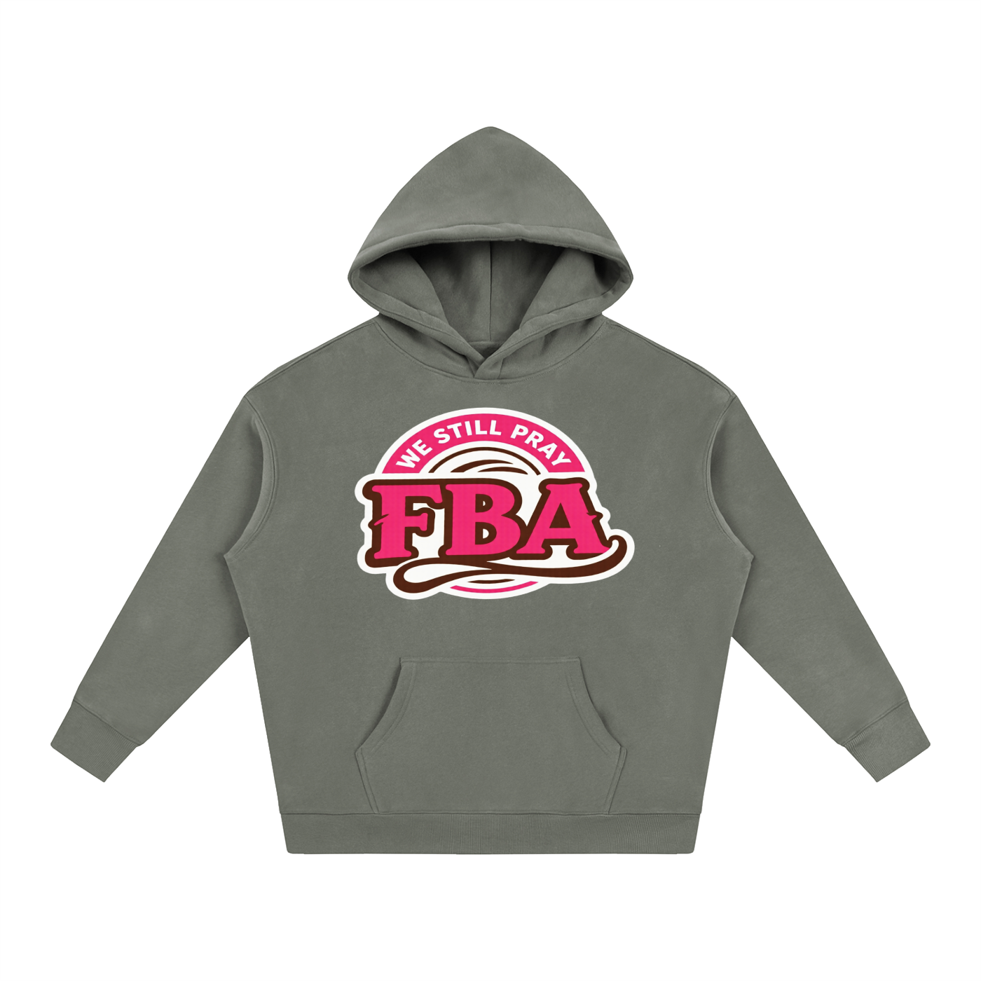 Praying Hands Oversize Fleeced Hoodie