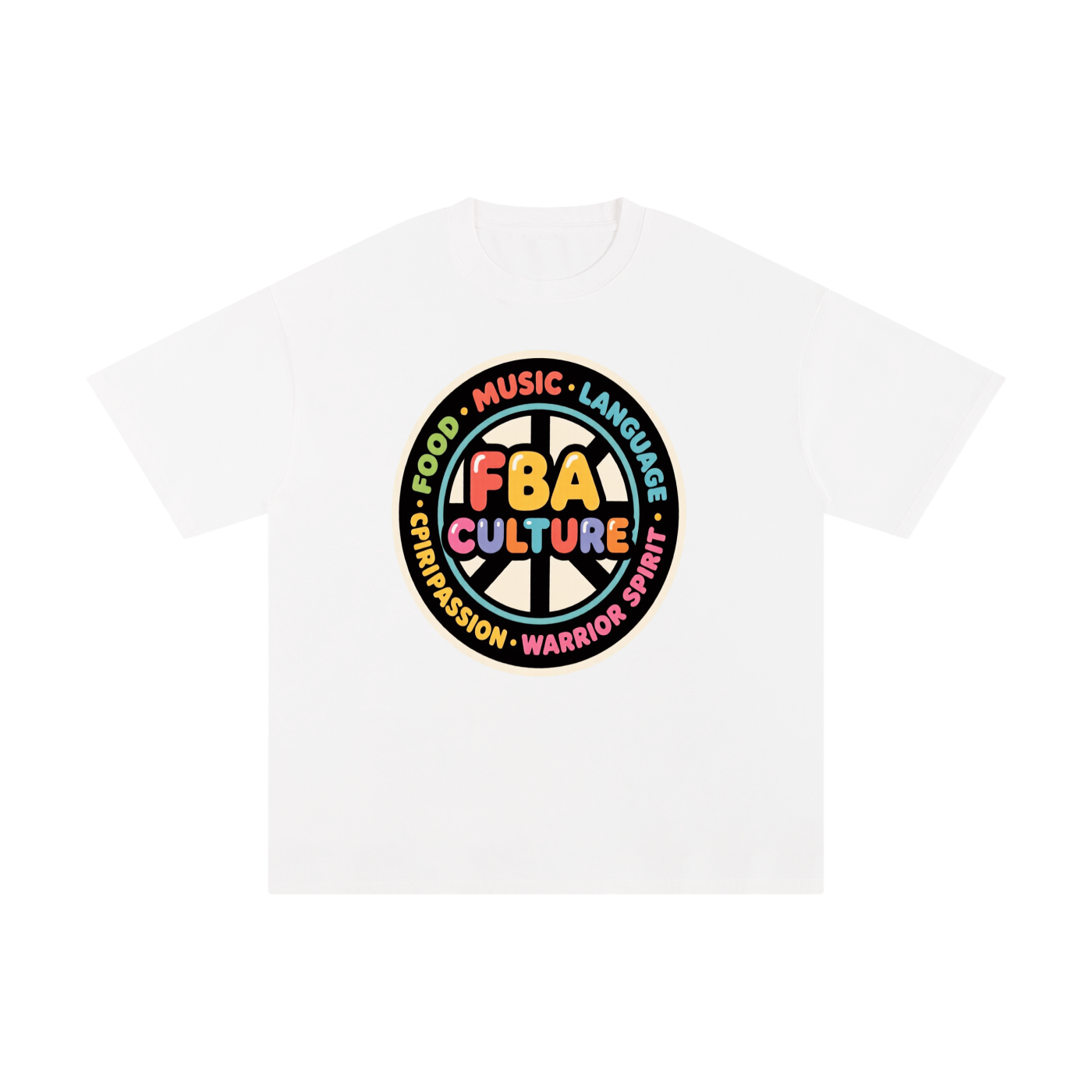 BRIGHT FBA CULTURE Unisex Pure Cotton T-Shirt