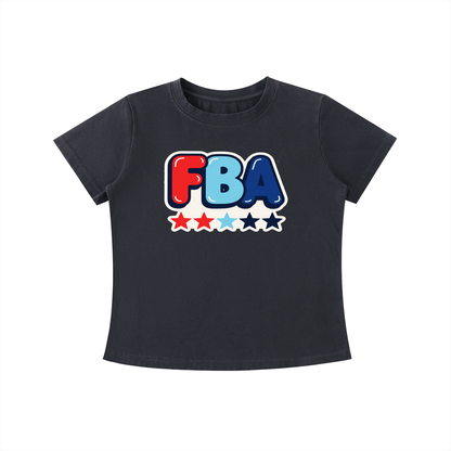 FBA BUBBLE Vintage Wash Slim Fit T-shirt