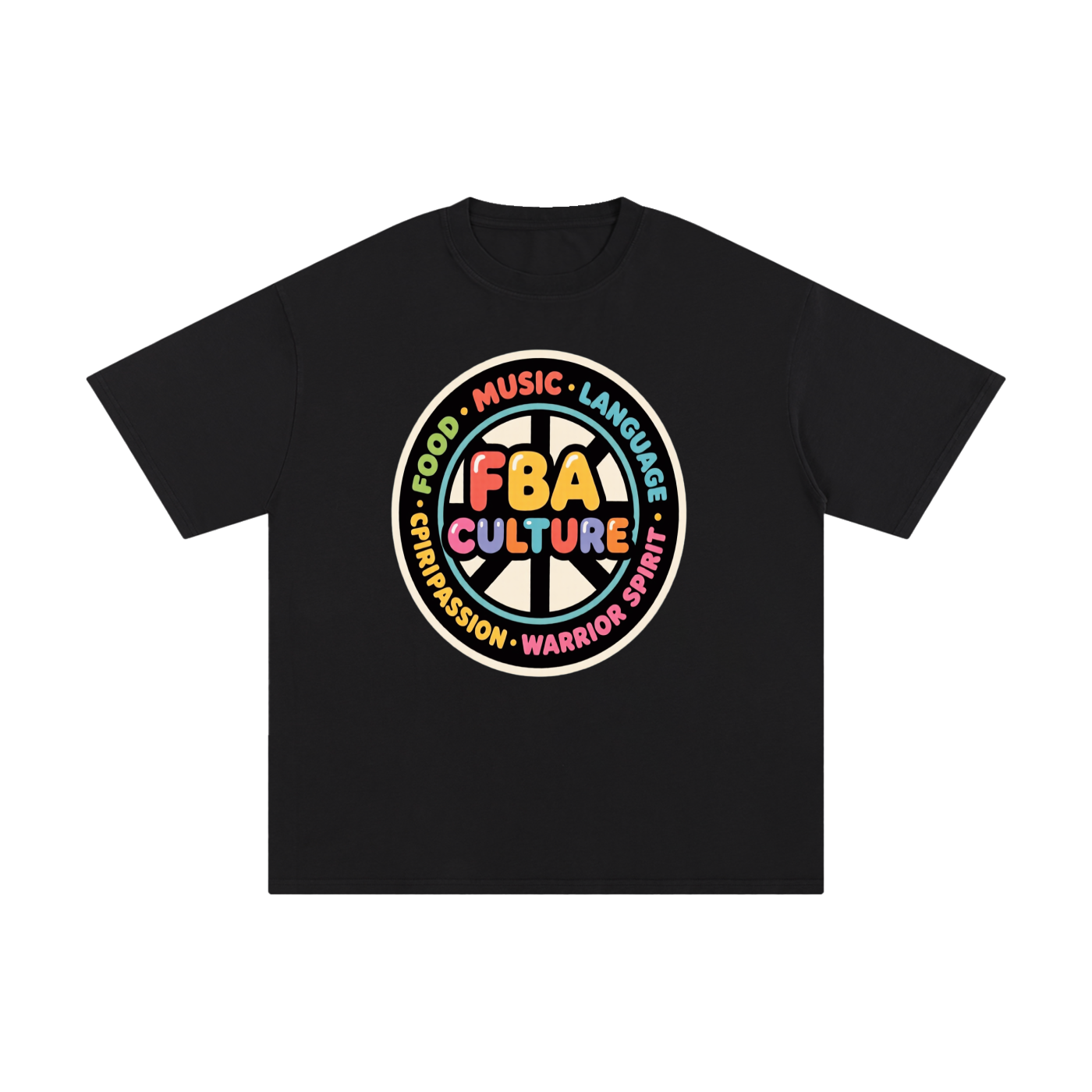BRIGHT FBA CULTURE Unisex Pure Cotton T-Shirt