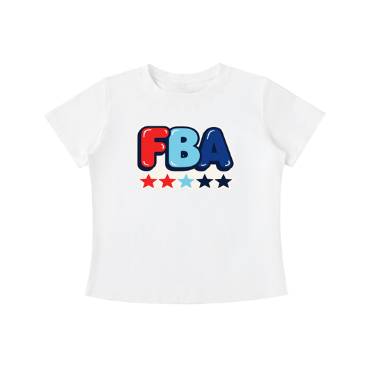 FBA BUBBLE Vintage Wash Slim Fit T-shirt