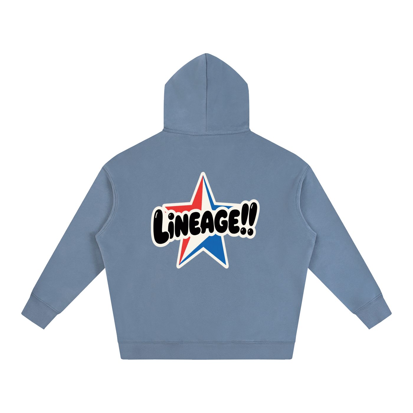 BUILT NOT TO FLEE Oversize Fleeced Hoodie