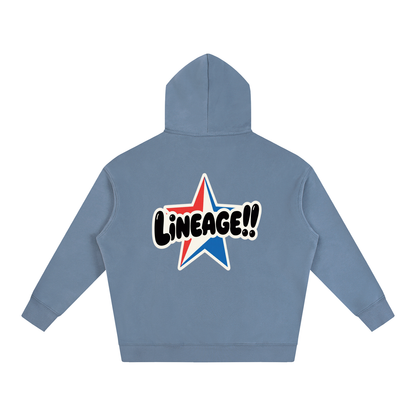 BUILT NOT TO FLEE Oversize Fleeced Hoodie