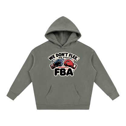 FBA NO FLEE ZONE Oversize Fleeced Hoodie
