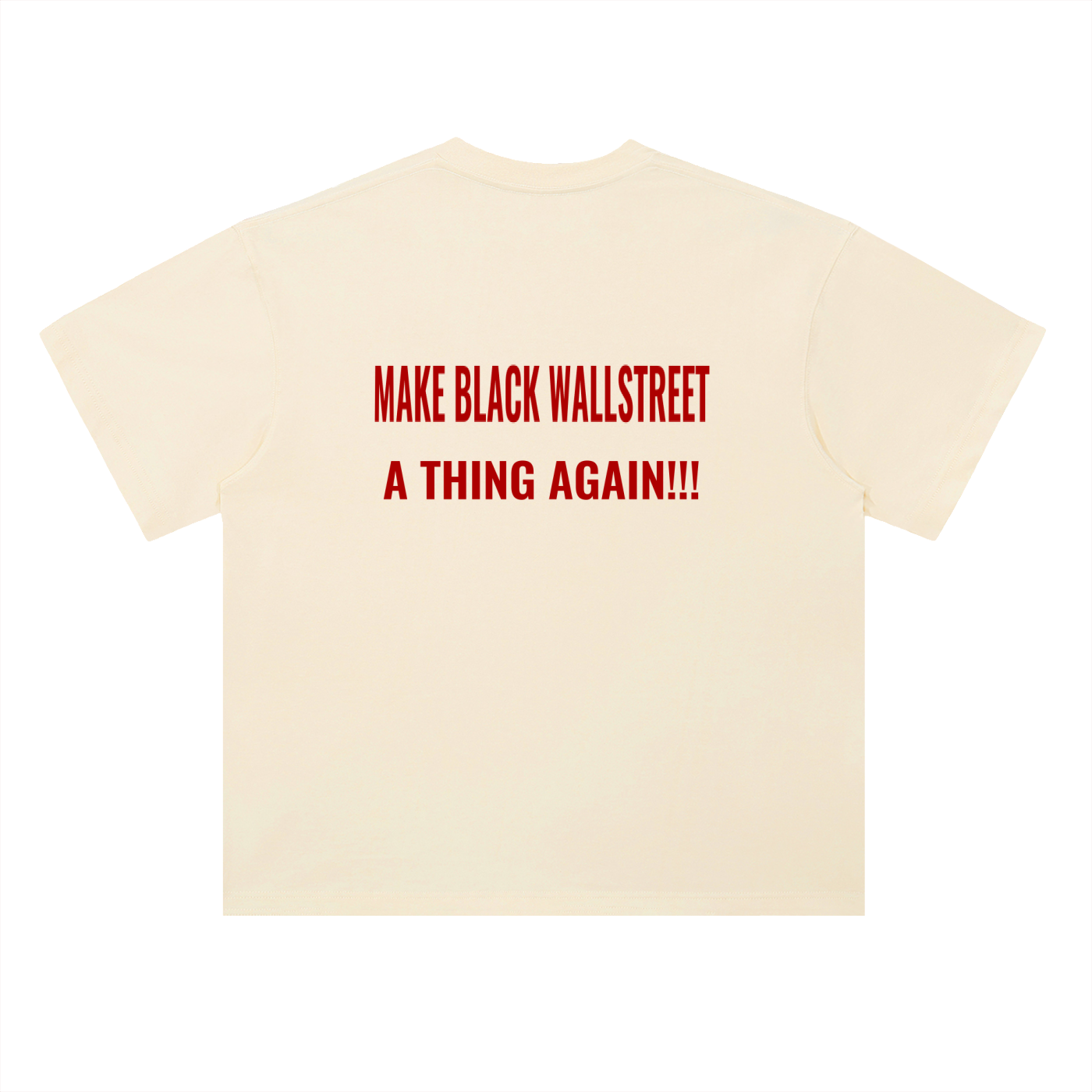 BLACK WALLSTREET Cotton T-Shirt