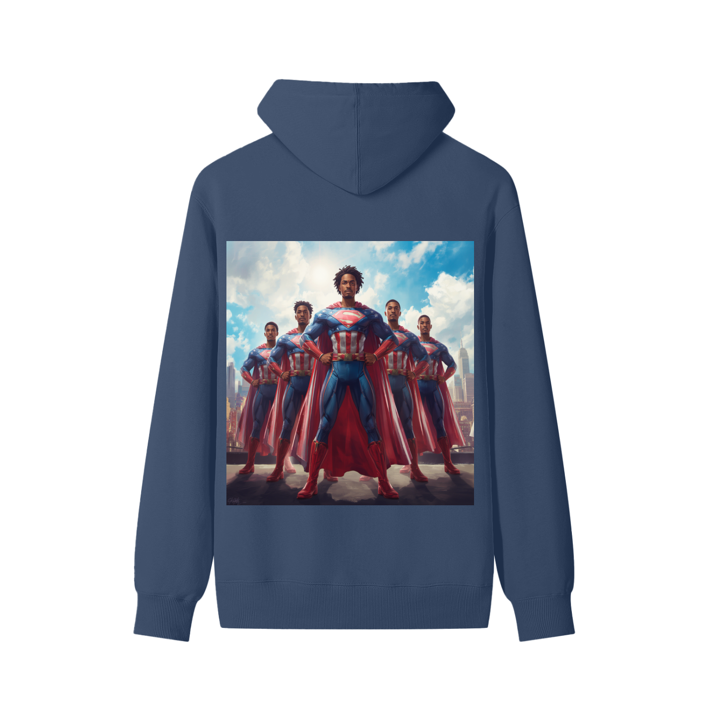 FBA SUPERHEROES Adult Unisex Cotton Hoodie