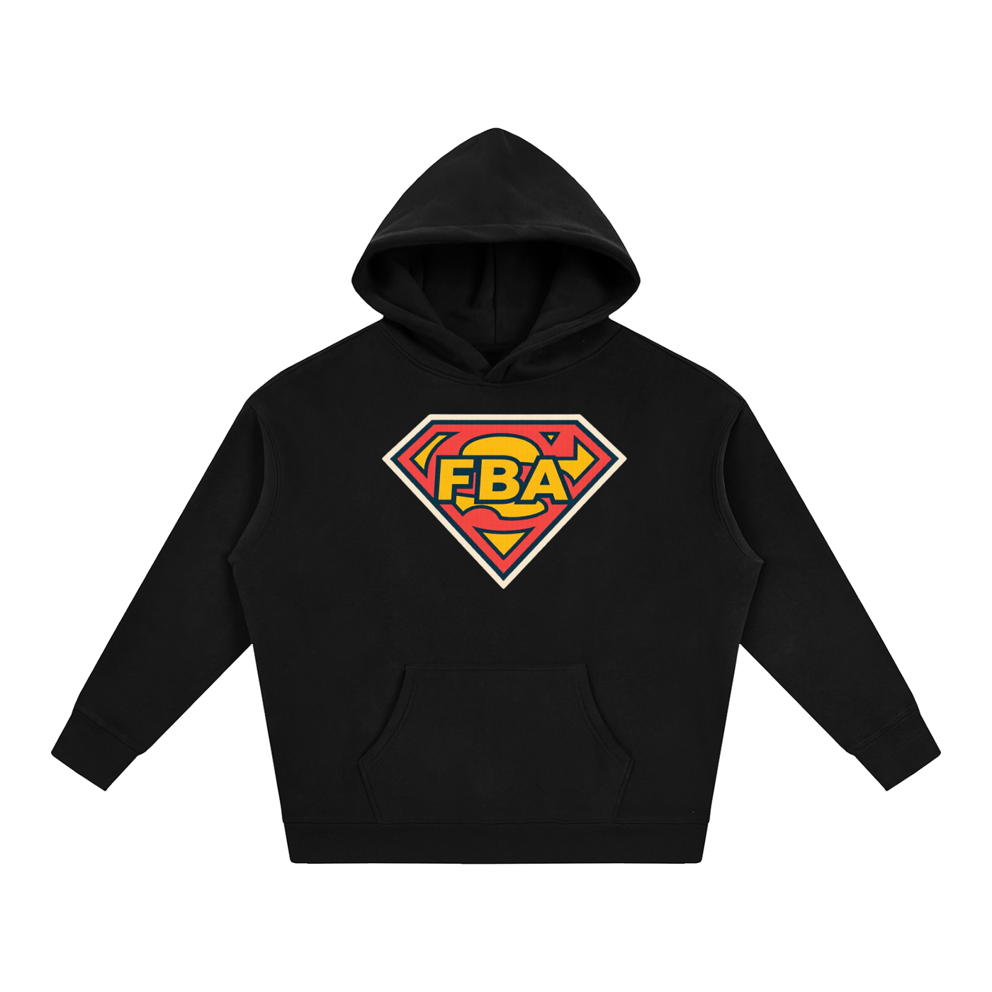 SUPER FBA Oversize Fleeced Hoodie