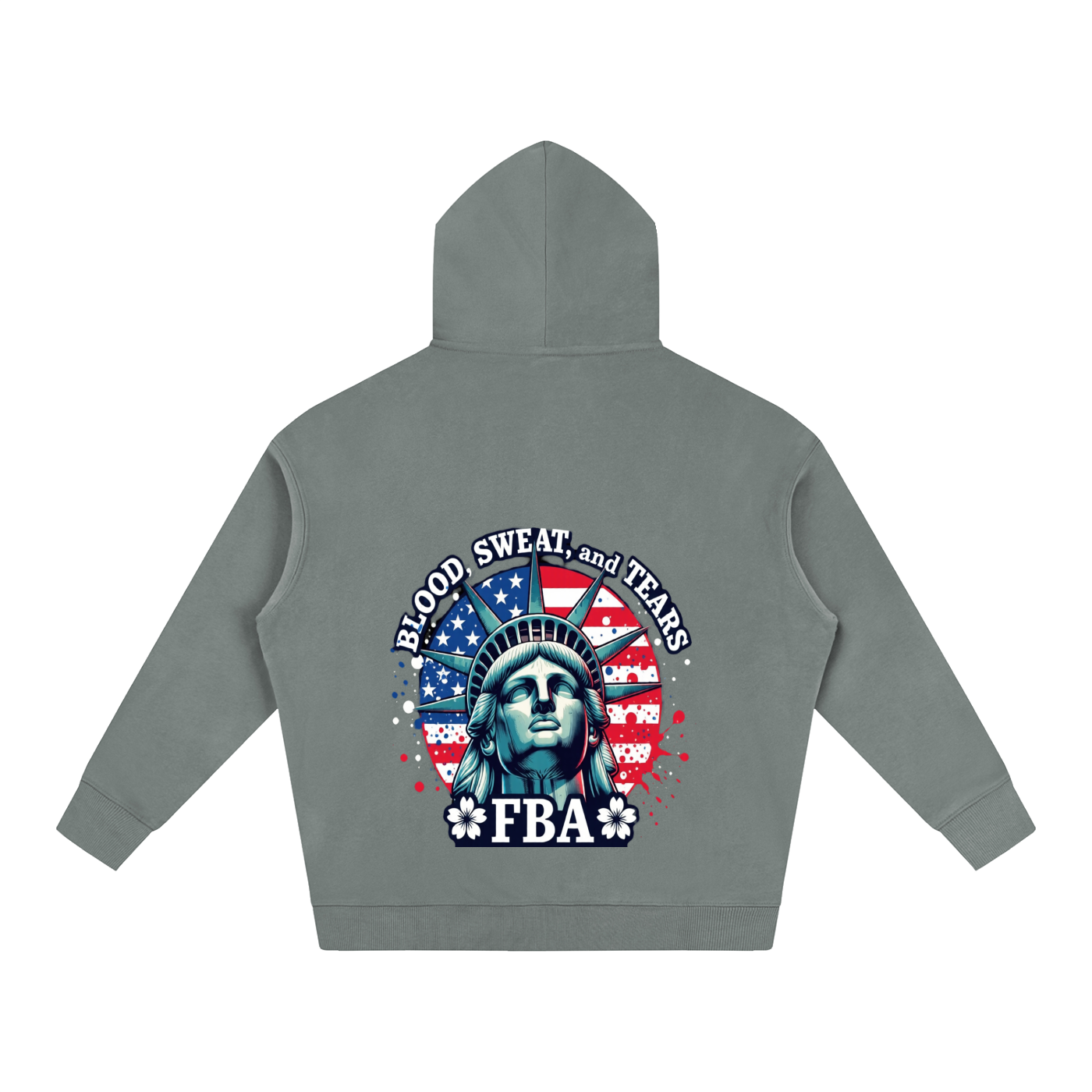FRONTLINE Oversized Fleeced Hoodie