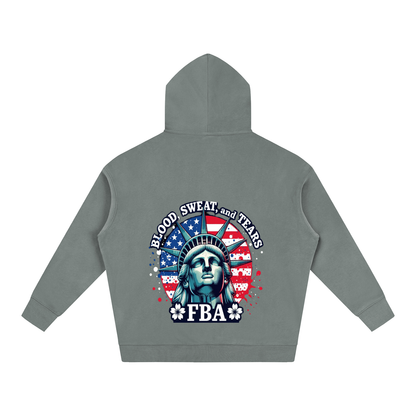 FRONTLINE Oversized Fleeced Hoodie